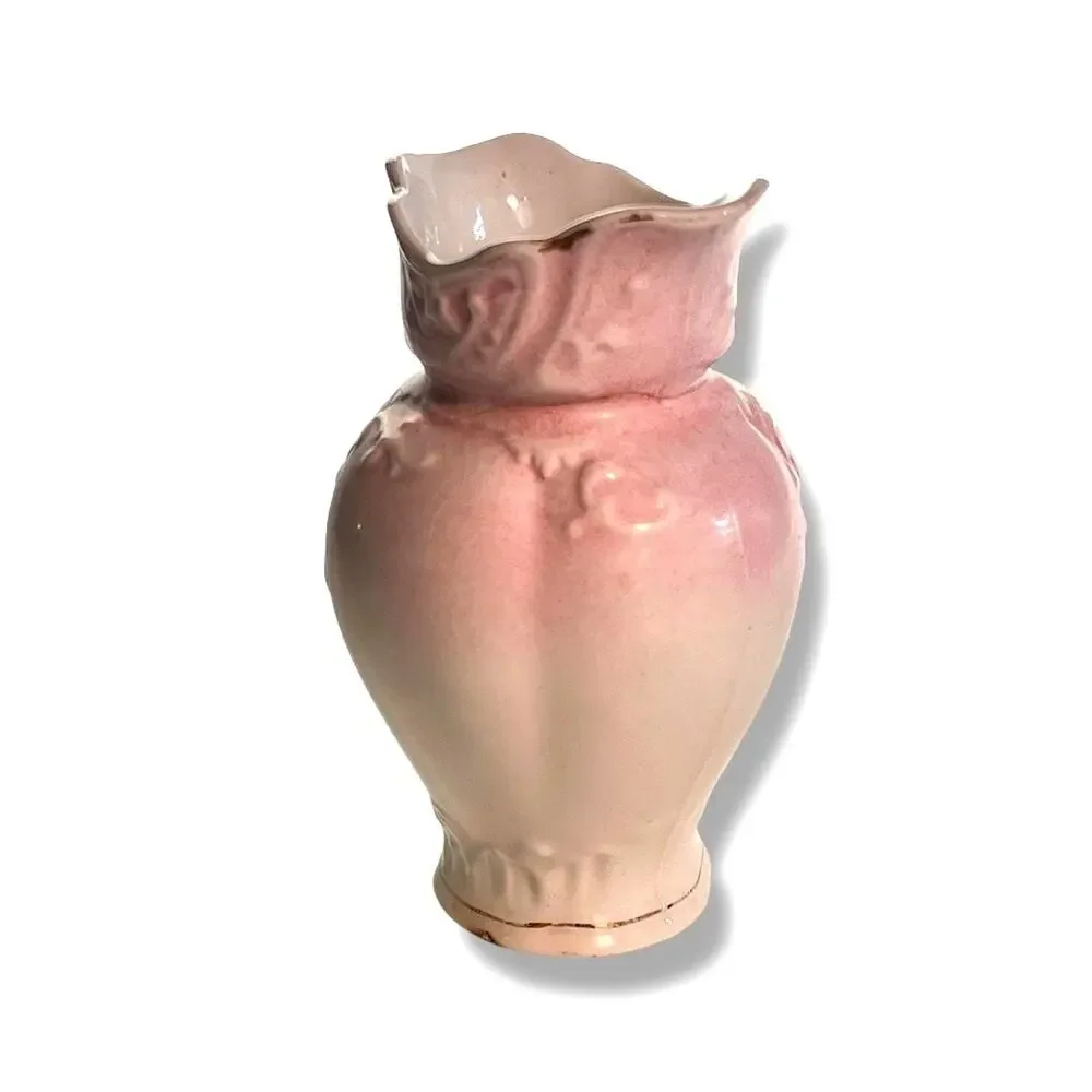 Vintage Pink and Cream Vase